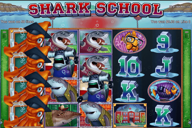 Gameplay on Shark Schhol